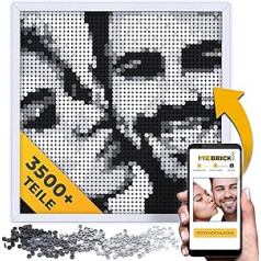 Celtniecības bloki Mosaic Pixel Art 3D puzle 3500 mozaīkas akmeņi amatniecībai Pieaugušajiem paredzētās bildes ar pašu fotoattēlu Personalizēta dzimšanas dienas dāvana sievietēm un vīriešiem Dāvanu idejas pāriem Dāvanas bērniem