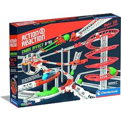 Clementoni 59306 Action & Reaction Chaos Effect - Multi-Piece Construction Kit for an Expandable Marble Run, Learning and Construction Toy for Children from 8 Years
