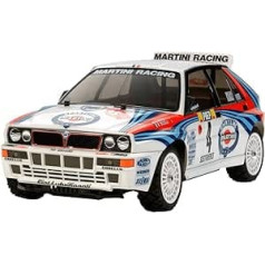 TAMIYA TAM58569 300058569 - 1:10 RC XV-01 Lancia Delta HF Integrale, Schwarz