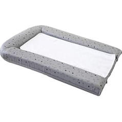 DOMIVA Grey PVC Changing Mat with 2 Removable Sponges