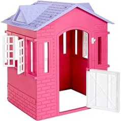Little Tikes Cape Cottage Princess Playhouse with Working Doors, Windows and Shutters - Pink