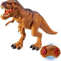 Savvaļas plēsēji — Dino tālvadības skārienvadītājs, rotaļlieta T Rex 55 cm, rotaļlieta dinozaurs, tiranozaurs rekss, dinozauru figūriņas, dino rotaļlieta, dinozauru figūriņas