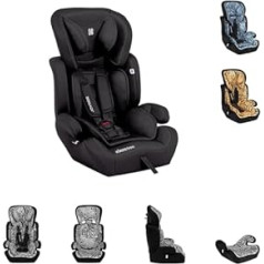 Kikkaboo Joyride Child Seat Group 1/2/3 (9-36 kg) Headrest Adjustable Colour: Black