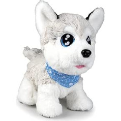 Simba - Chichi Love Husky - Interactive Plush Toy 30 cm - 60 Tones - Batteries Included - Ages 4+ - 105890050002 7/105890050002 Grey