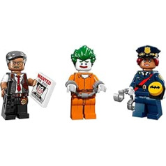 LEGO komisārs Gordons, Džokers, Barbara Gordona mini figūriņas Betmens