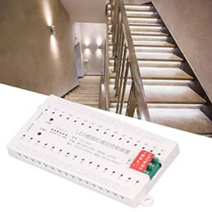 DC12V/24V LED gaismas cilvēka ķermeņa indukcijas komplekts, LED gaismas indukcijas kontrolieris Smart Stair Step Light sensoru kontrolieris