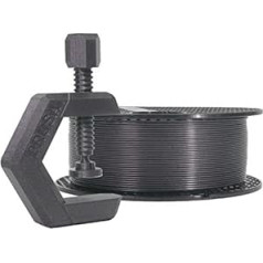 Prusament PETG Prusa Galaxy melns pavediens 1,75 mm 1 kg spole (1 kg), diametra pielaide +/- 0,02 mm