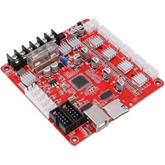 3D Printer Motherboard Module 4 Way A4988 Driver Board Motor USB Interface 3D Printer Accessories For Anet A6 Motherboard with 3 Way Outputs Stable Drive Good Heat Dissipation
