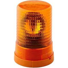 HELLA 2RL 006 295-111 Halogen-Rotating Beacon - KL 710 - 24V - Yellow - Round - mounting/Bolted - Yellow - Plug: Blade Terminal