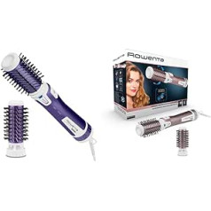 Rowenta CF9530 rotējoša karstā gaisa birste Active Volume & Shine | 3 ātruma līmeņi un aukstuma līmenis | Purple & Hot Air Brush CF9540 Brush Activ Premium Care | Iekļauti 2 suku pielikumi