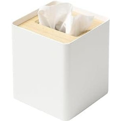 Yamazaki Box Cover Home | Steel | Tissue Box, One Size, Ash