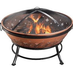 Peaktop Garten Holzkamin Patio Metallschale Feuer Hitze FP35