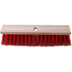 Elaston Street Broom with Handle Hole Red (Pack of 5, 40 cm)