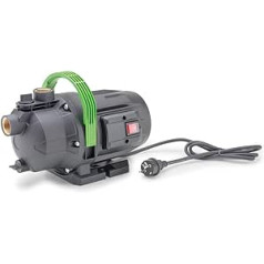 Aquanique Garden Pump GP 3200 (3200 l/h plūsmas ātrums, 3,2 bāri, 35 m piegādes augstums, 500 W) - zaļo zonu laistīšanai / dārza sūknis ar pārnēsāšanas rokturi, ūdens novadīšanas un iepildīšanas skrūvi