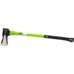 BASS POLSKA Splitting Axe Carpenter's Axe Splitting Hatchet Fibreglass Water Resistant Ergonomic Handle Garden Forestry Wood Construction Farm Work Solid Manufacturing 3500g