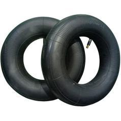 2pcs 3.50/4.00-6 350/400-6 4.00-6 Inner Tube for Lawnmower, Wheelbarrow, Generator, Washer, Yard Trailer, Hand Truck, Tractors, Snow Blower, Cart (TR-13 Straight Valve)