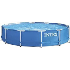 Intex metāla karkasa baseins - Aufstellpool - Ø 366 x 76 cm - Mit Filteranlage