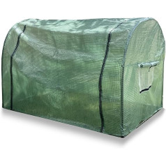 Haxnicks Grower Frame Polytunnel Mini Greenhouse - Compact, Heavy Duty, Rust Resistant with Protective Cover - W1m x H1m x L1.5m