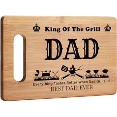 BBQ dāvanas tētim, BBQ kapāšanas dēlis, BBQ karalis, Tēva dienas dāvanas tētim, visu laiku labākais tētis, dāvana tētim