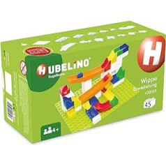 Hubelino 420503 Wippe Erweiterung (45-teilig) Kugelbahn, kompatibel