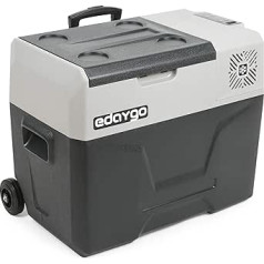Edaygo compressor cooler box, fridge car, camping freezer, freezer, silent 12-24 V, 100 - 240 V connection, LED display, Eco function 40 l.
