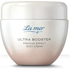 La mer Ultra Booster Premium Effect ķermeņa krēms - mitruma pastiprinātājs ar ilgstošu iedarbību - aizsargā pret izžūšanu - uzlabo elastību ar aktīvām sastāvdaļām, piemēram, šī sviestu un olīveļļu -