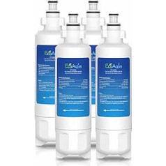 EcoAqua EFF-6032B Kühlschrankwasserfilterersatz Compatibel ar Panasonic CNRAH-257760, CNRBH-125950, PANCNRBH125950 (4)