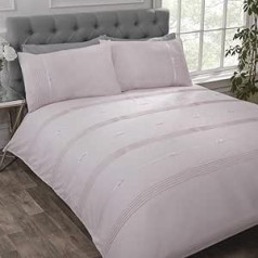 Rapport Clarissa Double_Duvet_Cover Segas pārvalka komplekts, vaigu rozā, dubultā