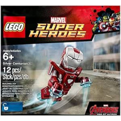 LEGO Super Heroes: Silver Centurion ekskluzīva mini figūriņa — Iron Man Mark 33 bruņas