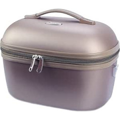 Snowball Vanity Case Snowball Dublin 34 x 24 cm ABS - Idea Gift Women - Audums, taupe, Čemodāns