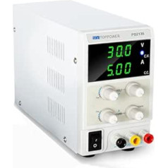 Laboratory Power Supply 30 V/5 A DC Adjustable Power Supply Stabilised Switching Power Supply for Laboratory, DIY Electronic Maintenance, Testing, and Research
