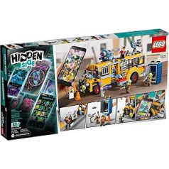 LEGO 70423 Hidden Side īpašā autobusa spoku mednieks 3000 bērnu rotaļlietu paplašinātās realitātes funkcijas