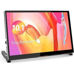 WIMAXIT Raspberry Pi 4 skārienekrāns, 10,1 collas pārnēsājams skārienjūtīgs monitors 1024 x 600 IPS ar dubultu USB HDMI leņķi 178°, kas paredzēts Raspberry Pi 4 3 2 Zero B + B modelis Xbox PS4 iOS Win7 / 8/10