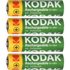 Kodak Ni-MH AA akumulatori 2100mAh, 4 gab.