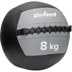 Medicīniskā bumba vingrinājumiem 8 kg, REBEL ACTIVE