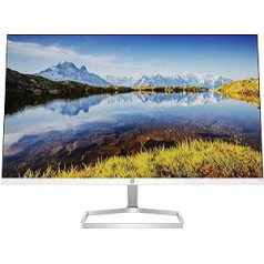 Монитор HP M24fwa — экран 24 дюйма, IPS-дисплей Full HD, 75 Гц, время отклика 5 мс, AMD Freesync, HDMI, VGA, аудиовход и выход, встроенный динамик, белый