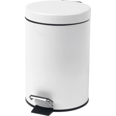 Beldray LA038098WHTAEU7 3 LITRE SOFT-CLOSE PEDAL BIN