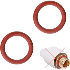 2 x seal O-rings for steam ironing station iron for fuel cap (D38) diameter = 21 mm compatible with Miele Bosch Braun Rowenta Leifheit Tefal and more