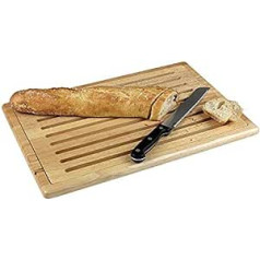 APS Wooden Bread Cutting Board with removable crumb compartment