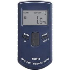 Akozon Wood Moisture Meter, MD918 Digital LCD Inductive Wood Moisture Meter Wood Moisture Tester 4% ~ 80% RH, Moisture and Moisture in Wood, Walls, Ceilings, Carpet and Firewood