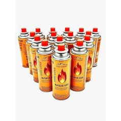 SMH LINE® 24x Butan Gas kartusche 227g Gaskartuschen MSF-1A Bunsenbrenner Campingkocher Gaskocher Gasheizung Lötbrenner