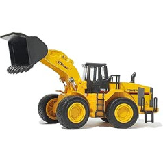 Top Race Die-Cast Metal Excavator Tractor Construction Truck Digger Toy - Model Excavator Toy Tractor in Scale 1:40 for Children and Adults from 3 4 5 6 7 8 9 Years