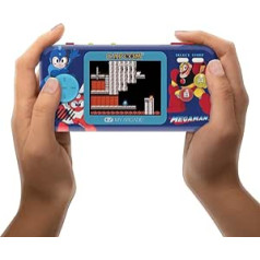 Mana Arcade DGUNL-4191 Mega Man Pocket Player Pro rokas portatīvā spēļu sistēma (6 spēles vienā)