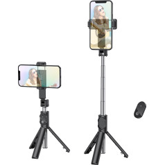 Borofone Selfie Stick BY7 Magic Mirror bluetooth with tripod and remote control black