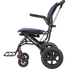 Care-Parents pārnēsājams saliekams ratiņkrēsls, ceļojumu ratiņkrēsls ar rokas bremzi, īpaši viegls ratiņkrēsls vecākiem cilvēkiem un bērniem (CP-0903)