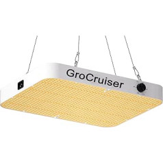 GroCruiser 2000 W augu lampa LED pilna spektra, aptumšojama LED augšanas lampa ar 1176 gaismas diodēm, UV un IR augšanas gaisma 90 x 90 cm, augu gaisma istabas augiem, dīgstošie dārzeņi, ziedi, augi ar margrietiņu