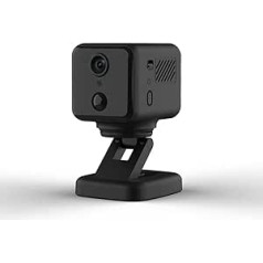 Mini kamera 1080P HD WiFi novērošanas kamera tiešraides kamera maza drošības kamera video novērošana ar mazu akumulatoru ar kustības sensoru nakts redzamības kamera lietošanai iekštelpās