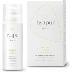 hyapur® - Peeling Green 50 ml - Maiga pīlings ar dabīgu organisko eļļu - kopšanai pret novecošanos ar organisko vegānu dabisko kosmētiku no Berlīnes