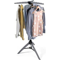 Tatkraft Pine Ironing Clothes Airer Camping Stainless Steel Compact Foldable Grey