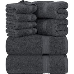 Utopia Towels - Cotton Towel Set - 2 Bath Towels, 2 Hand Towels and 4 Washcloths - 600 g/m2